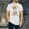 Easily Distracted By Beagles And Books Beagle Dog Unisex Jersey T-Shirt Easily Distracted By Beagles And Books Beagle Dog Unisex Jersey T-Shirt