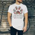 Easily Distracted By Dogs And Books Reading Unisex Jersey T-Shirt