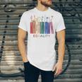 Equality Flower Books Equal Rights Social Justice Feminist Unisex Jersey T-Shirt