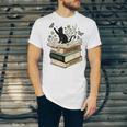 Fantasy Drama Tragedy Cat Book Lover Reading Humor Unisex Jersey T-Shirt Fantasy Drama Tragedy Cat Book Lover Reading Humor Unisex Jersey T-Shirt