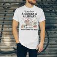 Gardening & Library Lover Books Reading Plants Cute Unisex Jersey T-Shirt Gardening & Library Lover Books Reading Plants Cute Unisex Jersey T-Shirt
