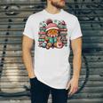 Gingerbread Reading Book Lovers Christmas Bookworm Librarian Premium Unisex Jersey T-Shirt Gingerbread Reading Book Lovers Christmas Bookworm Librarian Premium Unisex Jersey T-Shirt
