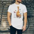 Giraffe Reading Tea Books Coffee Book Lover Graphic Unisex Jersey T-Shirt Giraffe Reading Tea Books Coffee Book Lover Graphic Unisex Jersey T-Shirt
