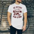 Go Outside Read a Book Vintage Bibliophiles Unisex Jersey T-Shirt Go Outside Read a Book Vintage Bibliophiles Unisex Jersey T-Shirt