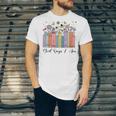 God Says I Am Floral Book Cute Christian Girl Teen Religious Unisex Jersey T-Shirt