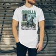 Godzilla Ocean Scene Comic Book Illustration Movie Monster Unisex Jersey T-Shirt