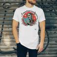 Grim Reaper Reads a Book Unisex Jersey T-Shirt