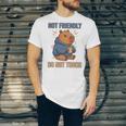 Grouchy Capybara Not Friendly Do Not Touch Introvert Premium Tri-Blend Unisex Jersey T-Shirt Grouchy Capybara Not Friendly Do Not Touch Introvert Premium Tri-Blend Unisex Jersey T-Shirt