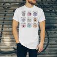 Halloween Ghosts Reading Books Pattern Spooky Kawaii Anime Unisex Jersey T-Shirt Halloween Ghosts Reading Books Pattern Spooky Kawaii Anime Unisex Jersey T-Shirt