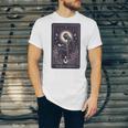 High Priestess Tarot Art Celestial Mystic Book Lover Unisex Jersey T-Shirt High Priestess Tarot Art Celestial Mystic Book Lover Unisex Jersey T-Shirt
