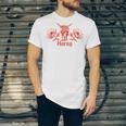 Horny Bull Romance Reader Shirt Spicy Books Bull Pun Unisex Jersey T-Shirt