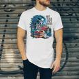 Hot Tea & Spicy Books Skeleton Reader Unisex Jersey T-Shirt