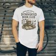 Introverted Book Club Member Anti Social Reader Unisex Jersey T-Shirt Introverted Book Club Member Anti Social Reader Unisex Jersey T-Shirt