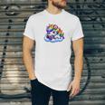 Just One More Chapter Bookish Book Unicorn Reading Book Unisex Jersey T-Shirt