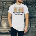 If You Know You Know 6 7 Reading Books Merry Christmas Unisex Jersey T-Shirt