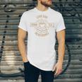 Love God Drink Tea Read Books Lovers Vintage Christian Unisex Jersey T-Shirt
