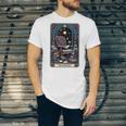Mystical Library Book Reader The Introvert Tarot Card Unisex Jersey T-Shirt