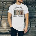 I Have No Shelf Control Book Lover Pun Reader Humor Unisex Jersey T-Shirt I Have No Shelf Control Book Lover Pun Reader Humor Unisex Jersey T-Shirt