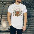 Plants Books And Coffee Nature Leaves Reading Book Lover Premium Tri-Blend Unisex Jersey T-Shirt