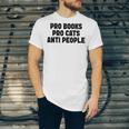 PRO Books PRO Cats Anti People Unisex Jersey T-Shirt PRO Books PRO Cats Anti People Unisex Jersey T-Shirt
