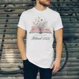 Quote New Chapter Begins Retired 2025 Floral Open Book Unisex Jersey T-Shirt Quote New Chapter Begins Retired 2025 Floral Open Book Unisex Jersey T-Shirt