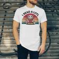 I Read Alotl Axolotl Retro Reading Books Lover Vintage Unisex Jersey T-Shirt I Read Alotl Axolotl Retro Reading Books Lover Vintage Unisex Jersey T-Shirt