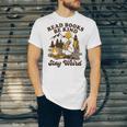 Read Books Be Kind Stay Weird Bookish Silly Goose Reading Unisex Jersey T-Shirt Read Books Be Kind Stay Weird Bookish Silly Goose Reading Unisex Jersey T-Shirt