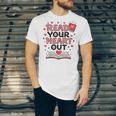 Read Your Heart Out Love Book Valentine Teacher Bookworm Unisex Jersey T-Shirt