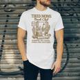 Reading Book Lover Bookish Motherhood Tired Moms Book Club Unisex Jersey T-Shirt