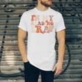 In My Reading Era Groovy Book Lovers Library Reading Women Unisex Jersey T-Shirt
