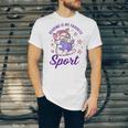 Reading Is My Favorite Sport Saying Quote Book Lovers Unisex Jersey T-Shirt