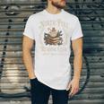 Retro North Pole Reading Club Hot Cocoa Book Lovers Xmas Unisex Jersey T-Shirt