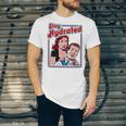 Retro Vampire Book Cover Style Stay Hydrated Halloween Unisex Jersey T-Shirt Retro Vampire Book Cover Style Stay Hydrated Halloween Unisex Jersey T-Shirt