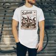 Salem Book Club Bookish Halloween Retro Salem Witch Book Unisex Jersey T-Shirt