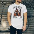 Salem Witch Book Club Bookish Retro Halloween Cat Unisex Jersey T-Shirt Salem Witch Book Club Bookish Retro Halloween Cat Unisex Jersey T-Shirt