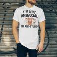 Sarcasm Cat Sarcastic Introvert Antisocial Cat Lover Unisex Jersey T-Shirt Sarcasm Cat Sarcastic Introvert Antisocial Cat Lover Unisex Jersey T-Shirt
