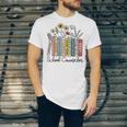 School Counselor Wildflower Book School Counseling Life Unisex Jersey T-Shirt