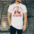 He Sees What You'Ve Been Reading Santa Book Unisex Jersey T-Shirt