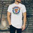 Shazam Comic Book Art Heroic Portrait Vintage Unisex Jersey T-Shirt