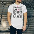 Skelanimals I Bite Vintage Retro Dead Pet Textbook Collage Unisex Jersey T-Shirt