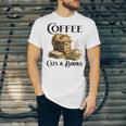 Sleeping Cat And Books With Coffee Lover Unisex Jersey T-Shirt Sleeping Cat And Books With Coffee Lover Unisex Jersey T-Shirt