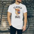 Teacher Snail With Glasses On Books Cute Pre-K Kindergarten Unisex Jersey T-Shirt Teacher Snail With Glasses On Books Cute Pre-K Kindergarten Unisex Jersey T-Shirt
