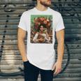 History Month Black Afro Girl Women Book Lovers Floral Unisex Jersey T-Shirt