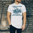 I Tried To Form A Gang But It Turned Into A Book-Club Reader Premium Tri-Blend Unisex Jersey T-Shirt