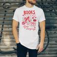 Valentines Book Lover Romance Books Are My Love Language Unisex Jersey T-Shirt
