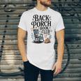 Vintage Reader Author Country Aesthetic Back Porch Book Club Unisex Jersey T-Shirt