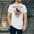Women's Cat Books Romantic Floral Aesthetic Book Lover Cat Owner Unisex Jersey T-Shirt Women's Cat Books Romantic Floral Aesthetic Book Lover Cat Owner Unisex Jersey T-Shirt