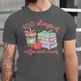 100 Days Of Coffee And Chaos Coquette Bow Book Apple Unisex Jersey T-Shirt 100 Days Of Coffee And Chaos Coquette Bow Book Apple Unisex Jersey T-Shirt