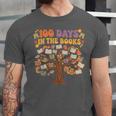 100 Days Of School 100 Days In The Books Librarian Read Unisex Jersey T-Shirt
