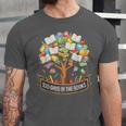 100 Days Of School In The Books Librarian Reading Teacher Unisex Jersey T-Shirt